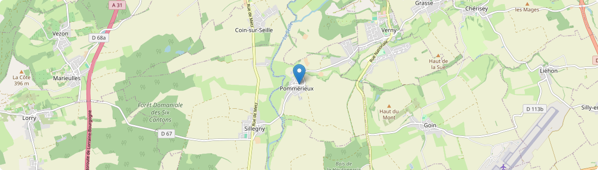 Pommérieux - Carte