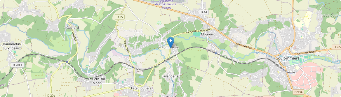 Pommeuse - Carte