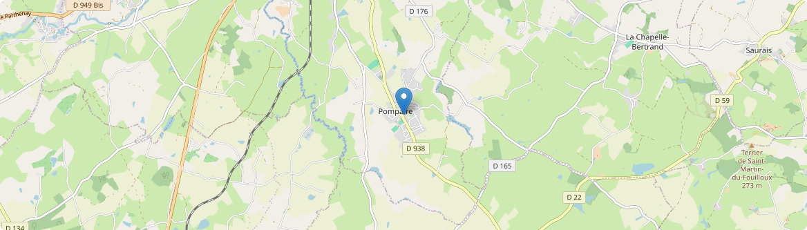 Pompaire - Carte