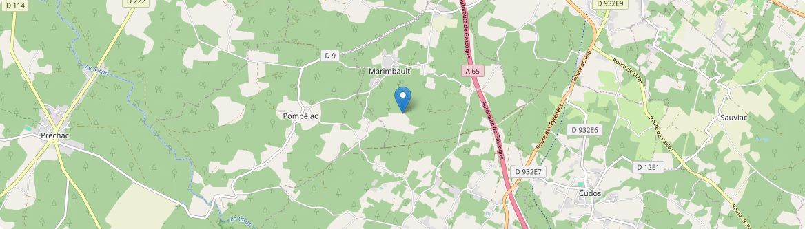 Pompéjac - Carte
