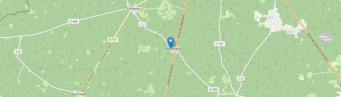 Pompogne - Carte