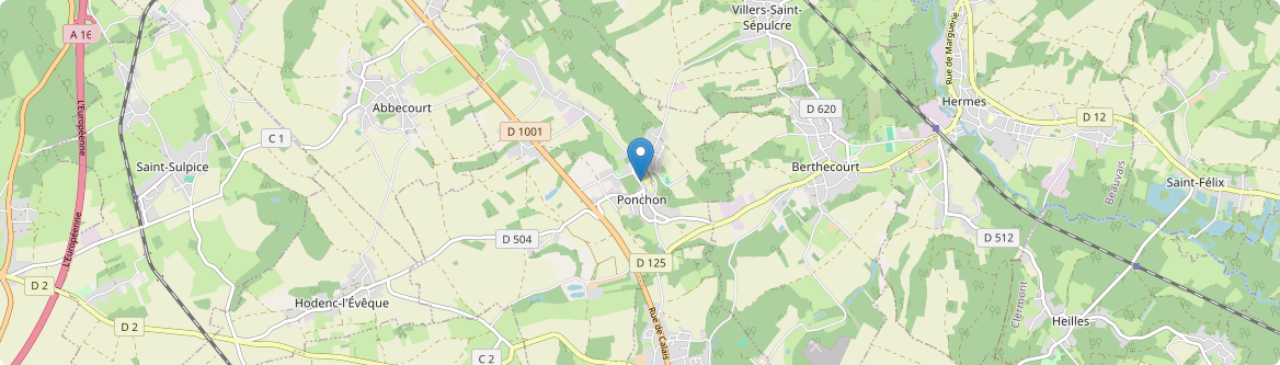 Ponchon - Carte
