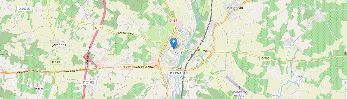 Pons - Carte