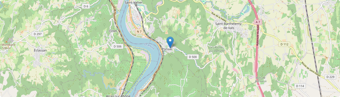 Ponsas - Carte