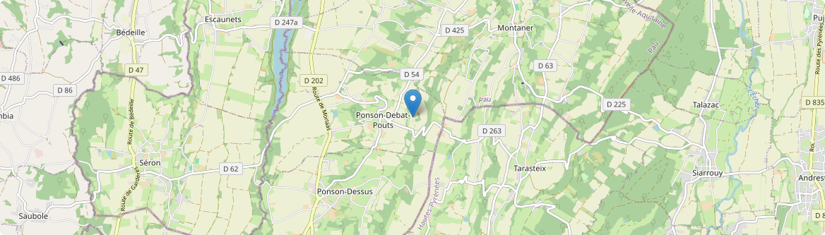 Ponson-Debat-Pouts - Carte
