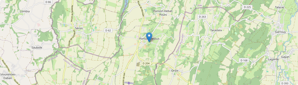Ponson-Dessus - Carte