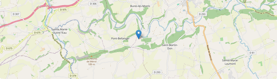Pont-Bellanger - Carte