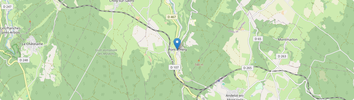 Pont-d'Héry - Carte