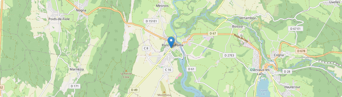 Pont-de-Poitte - Carte