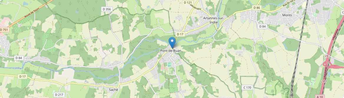 Pont-de-Ruan - Carte