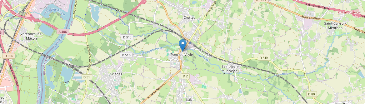 Pont-de-Veyle - Carte