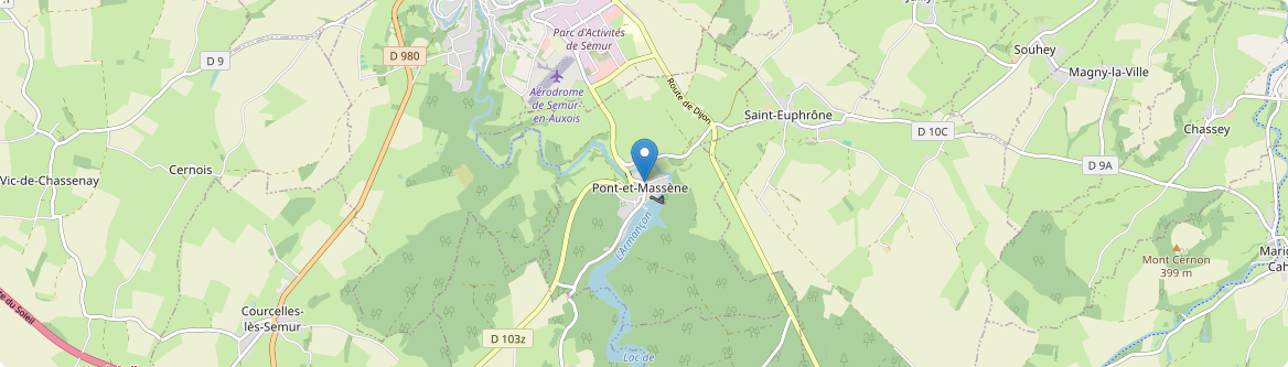 Pont-et-Massène - Carte