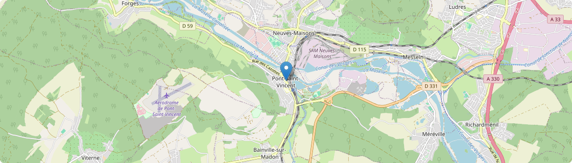 Pont-Saint-Vincent - Carte