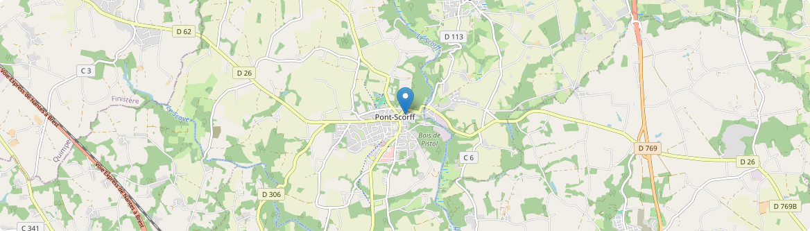 Pont-Scorff - Carte