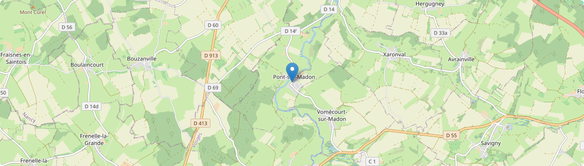 Pont-sur-Madon - Carte