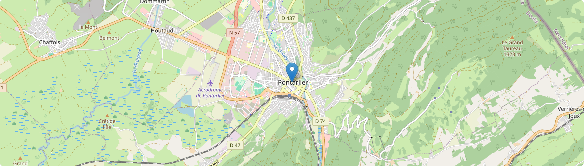 Pontarlier - Carte