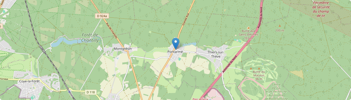 Pontarmé - Carte