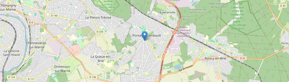 Pontault-Combault - Carte