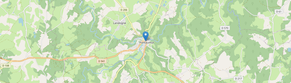 Pontaumur - Carte