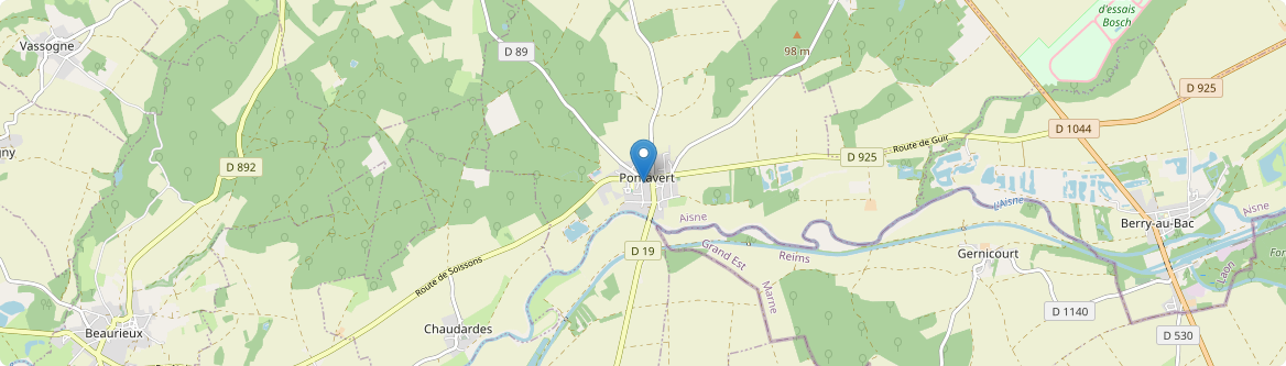 Pontavert - Carte