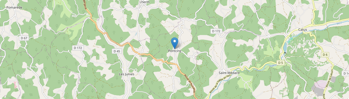Pontcirq - Carte
