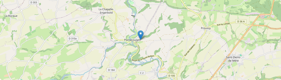 Pontécoulant - Carte
