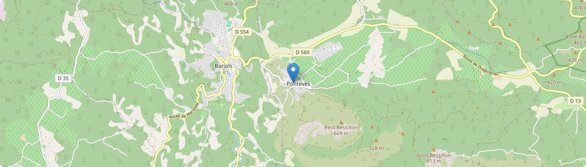 Pontevès - Carte