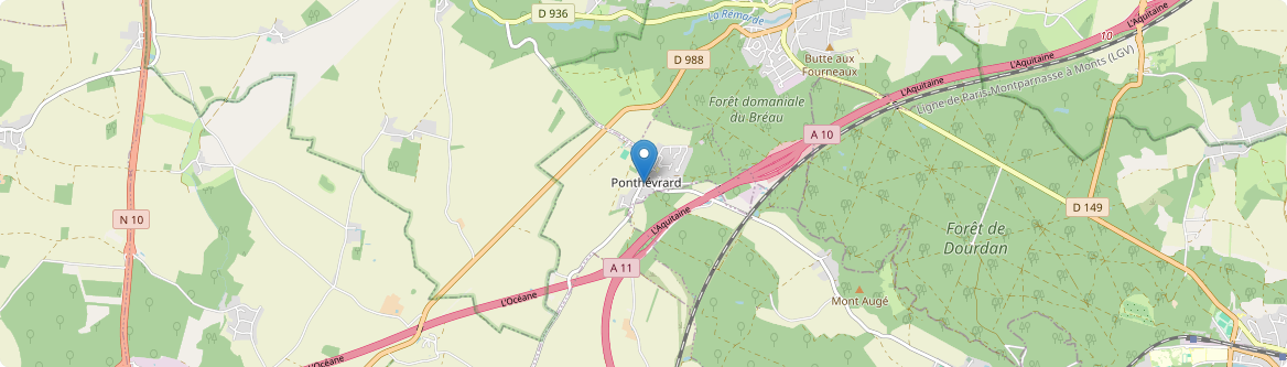Ponthévrard - Carte