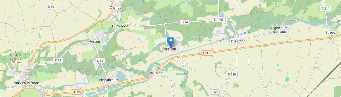 Ponthion - Carte