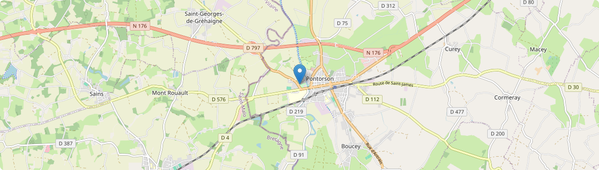 Pontorson - Carte