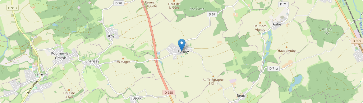 Pontoy - Carte