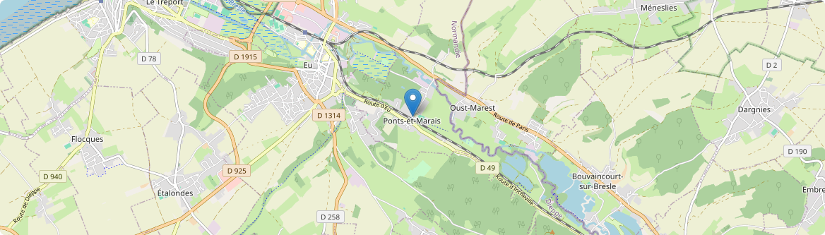 Ponts-et-Marais - Carte