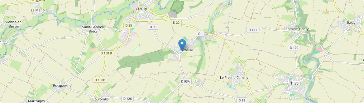 Ponts sur Seulles - Carte