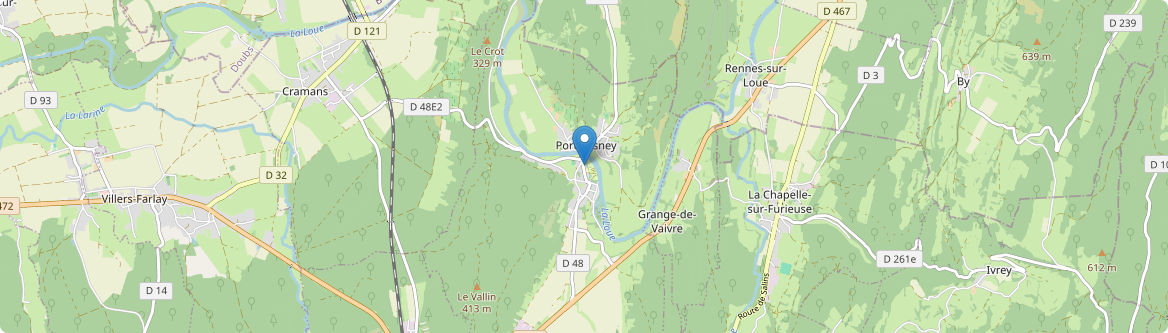 Port-Lesney - Carte