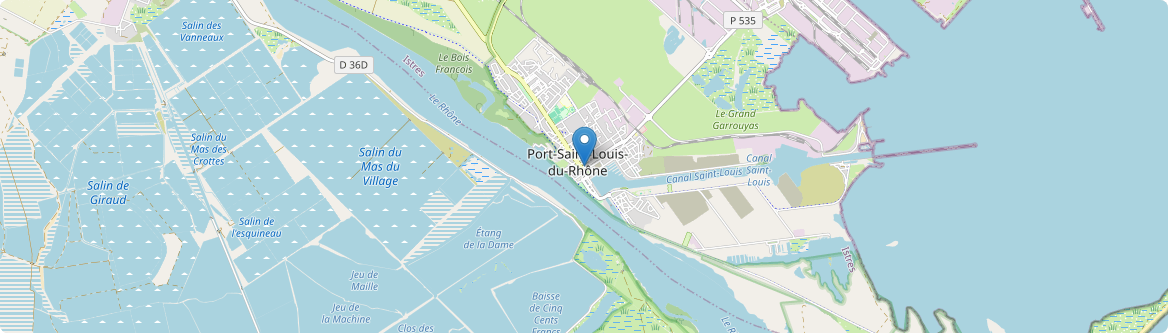 Port-Saint-Louis-du-Rhône - Carte