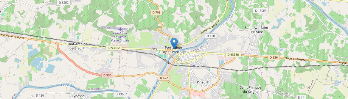 Port-Sainte-Foy-et-Ponchapt - Carte