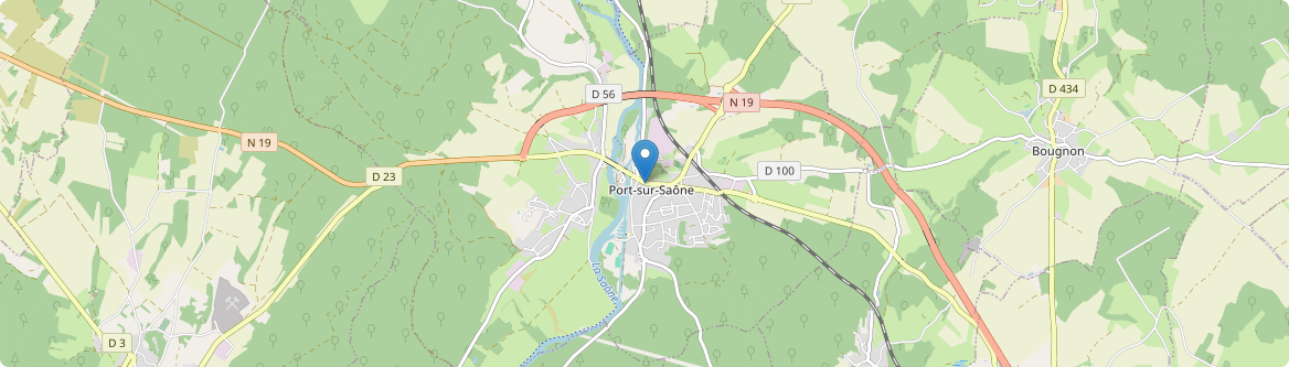 Port-sur-Saône - Carte