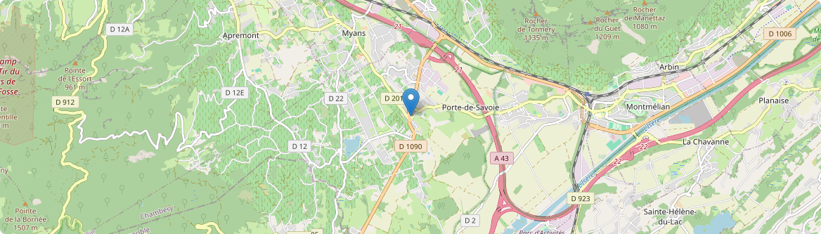 Porte-de-Savoie - Carte