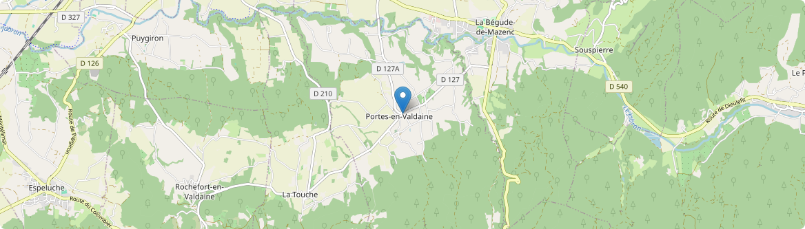 Portes-en-Valdaine - Carte