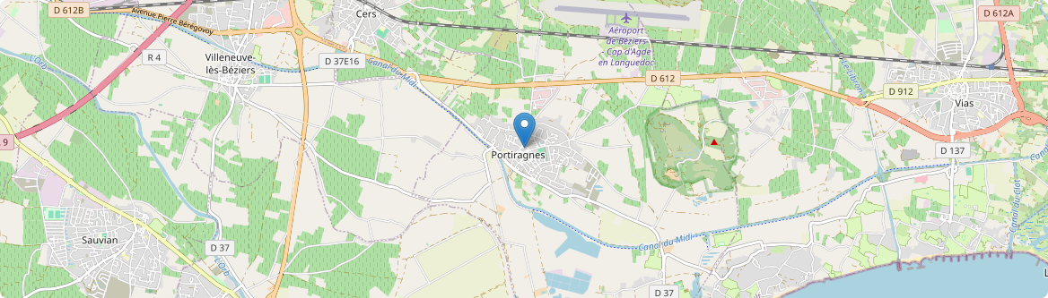 Portiragnes - Carte
