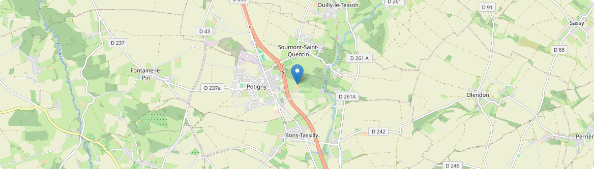 Potigny - Carte