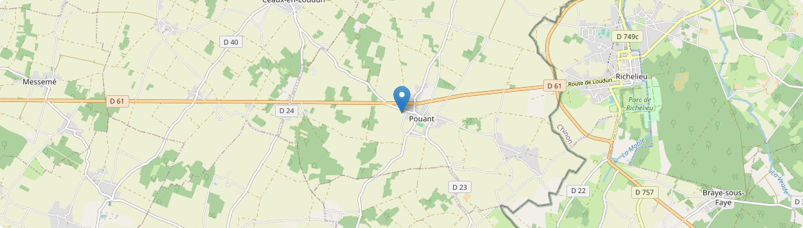 Pouant - Carte