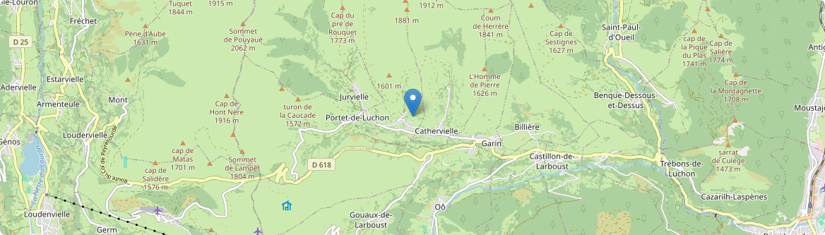 Poubeau - Carte