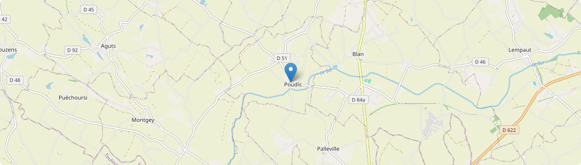 Poudis - Carte