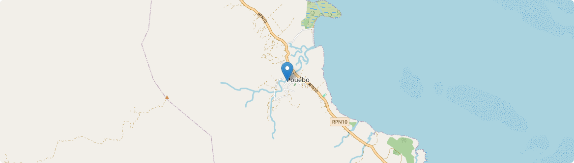 Pouébo - Carte