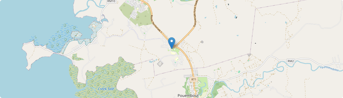 Pouembout - Carte