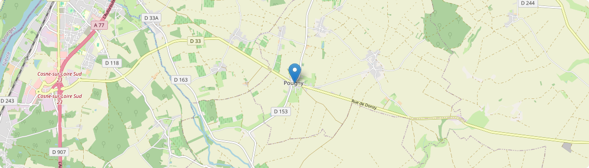 Pougny - Carte