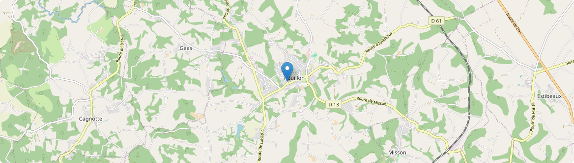 Pouillon - Carte