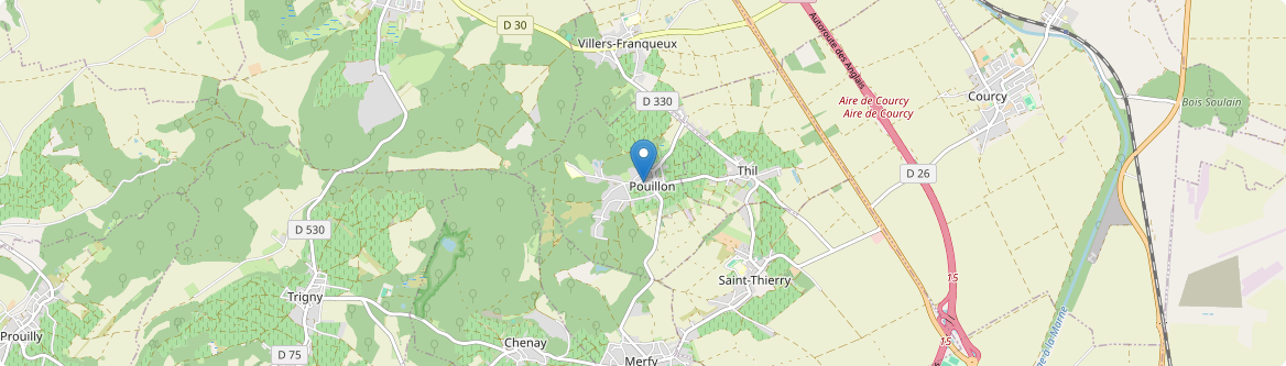 Pouillon - Carte