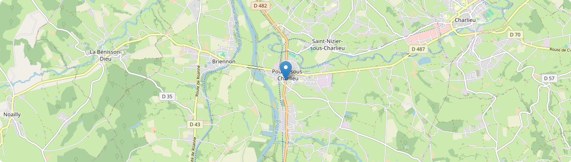 Pouilly-sous-Charlieu - Carte